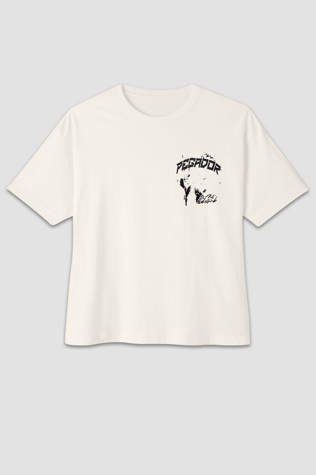 Pegador "Do Not Disturb" Graphic Oversized T-Shirt – Off-White | Streetwear Cotton Tee