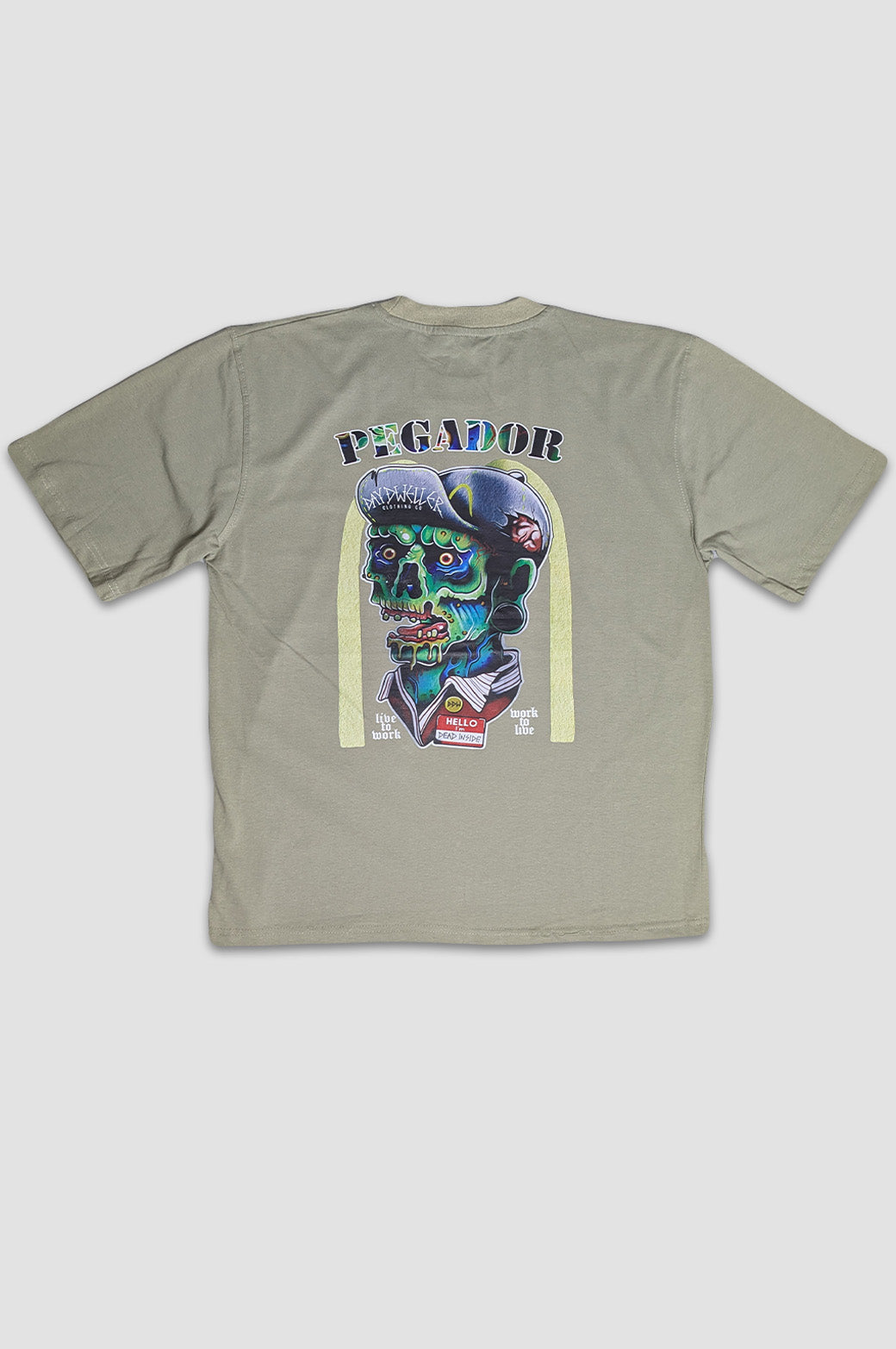 Graphic Oversized T-Shirt with Skull Artwork