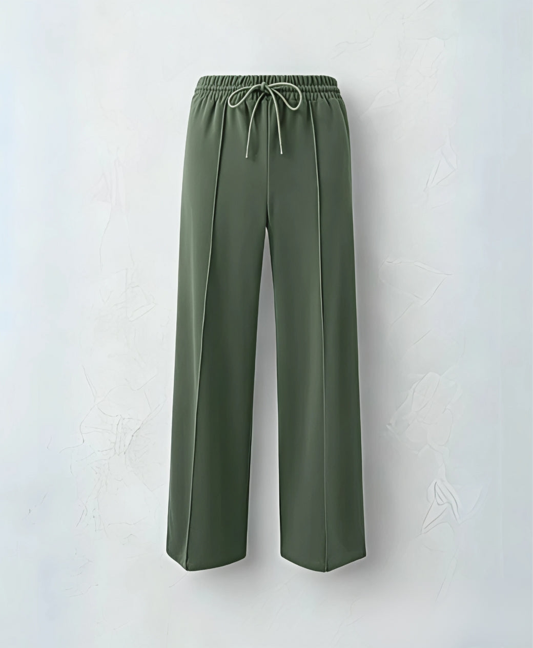 Evergreen Wide-Leg Seam Trouser by Rang Sitaray – High-Waisted Comfort with Clean Lines