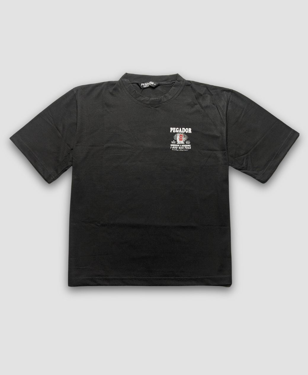 Pegador "Welcome Home" Crewneck T-Shirt - Premium Black Cotton Tee