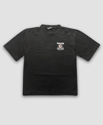 Pegador "Welcome Home" Crewneck T-Shirt - Premium Black Cotton Tee