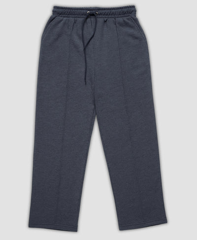 Rang Sitaray | Midnight Slate High-Waisted Wide-Leg Front Seam Trousers