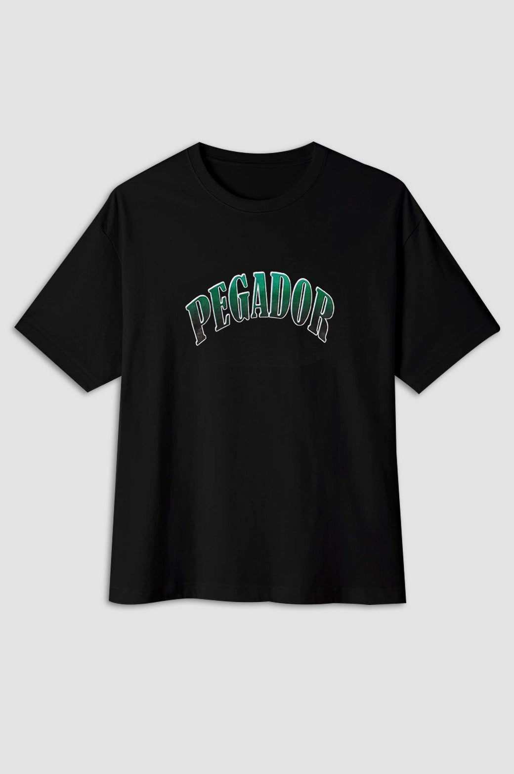 Black PEGADOR Oversized Tee – Bold Style, Ultimate Comfort