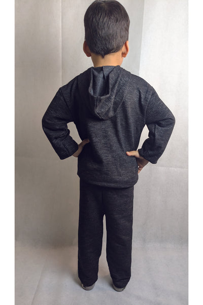 Casual Tracksuit for Boys & Girls – Fleece 2-Piece Outfit Set - Classic Duo