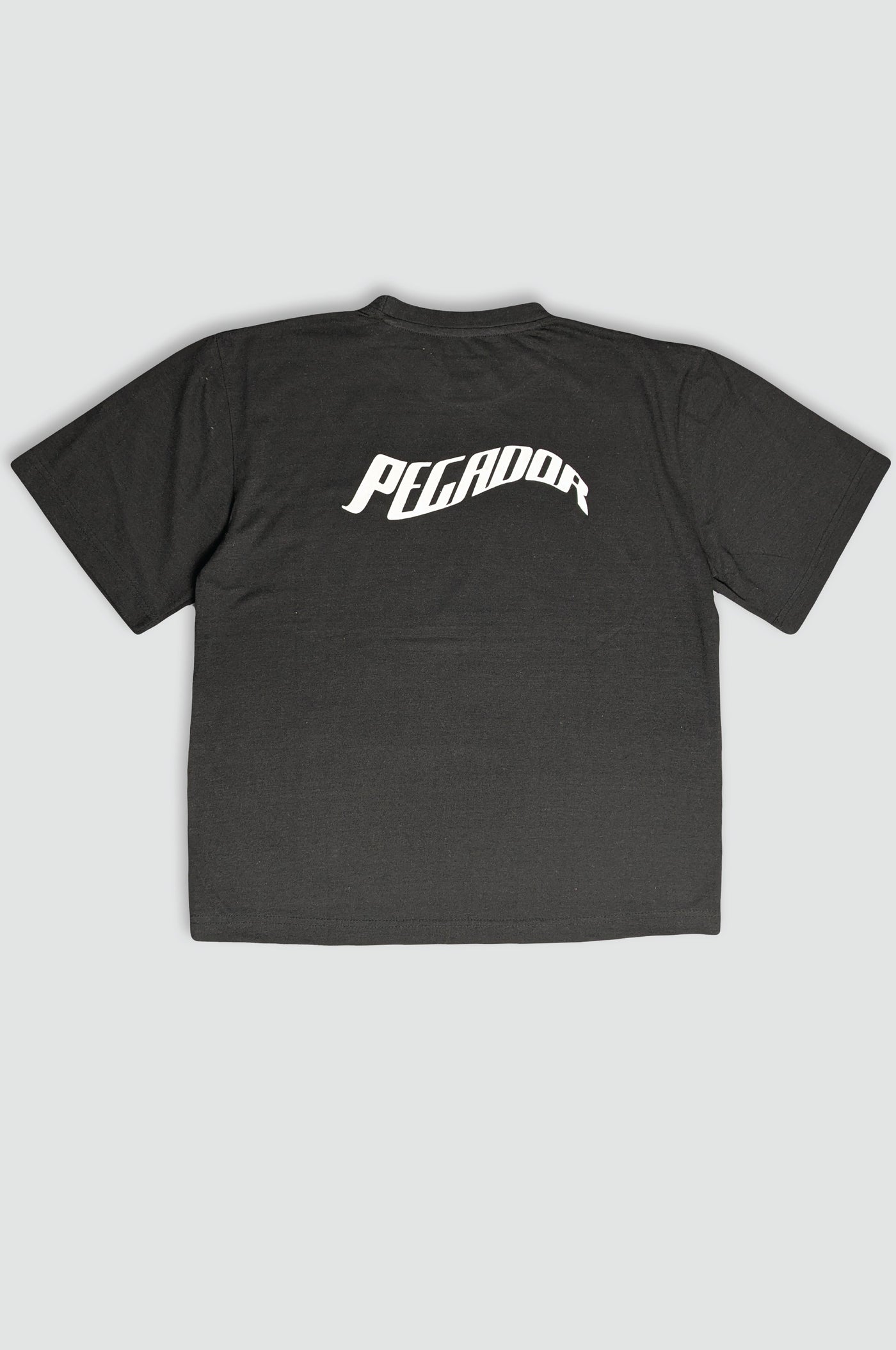 Bold & Relaxed: Black PEGADOR Oversized Tee