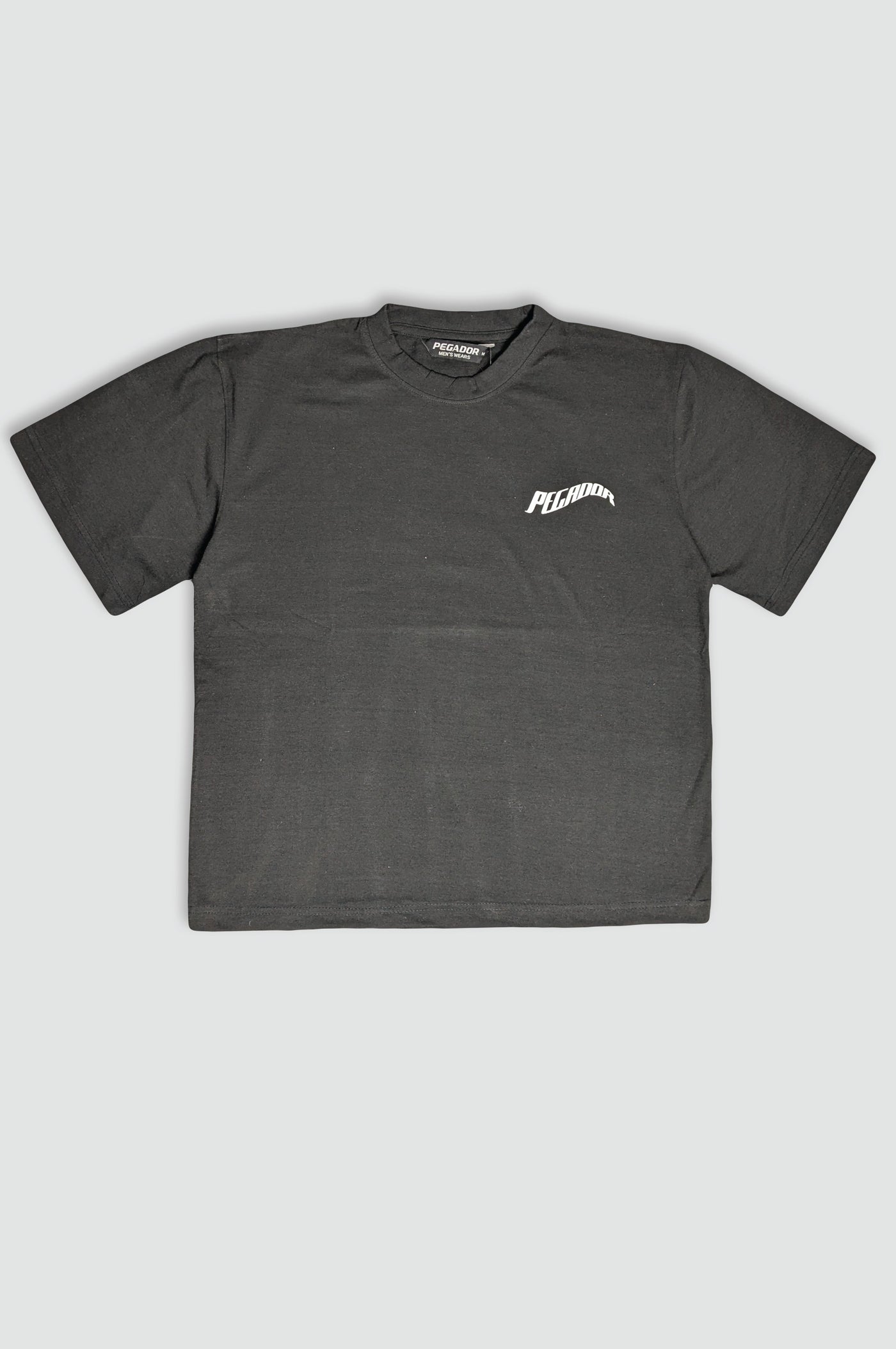 Bold & Relaxed: Black PEGADOR Oversized Tee