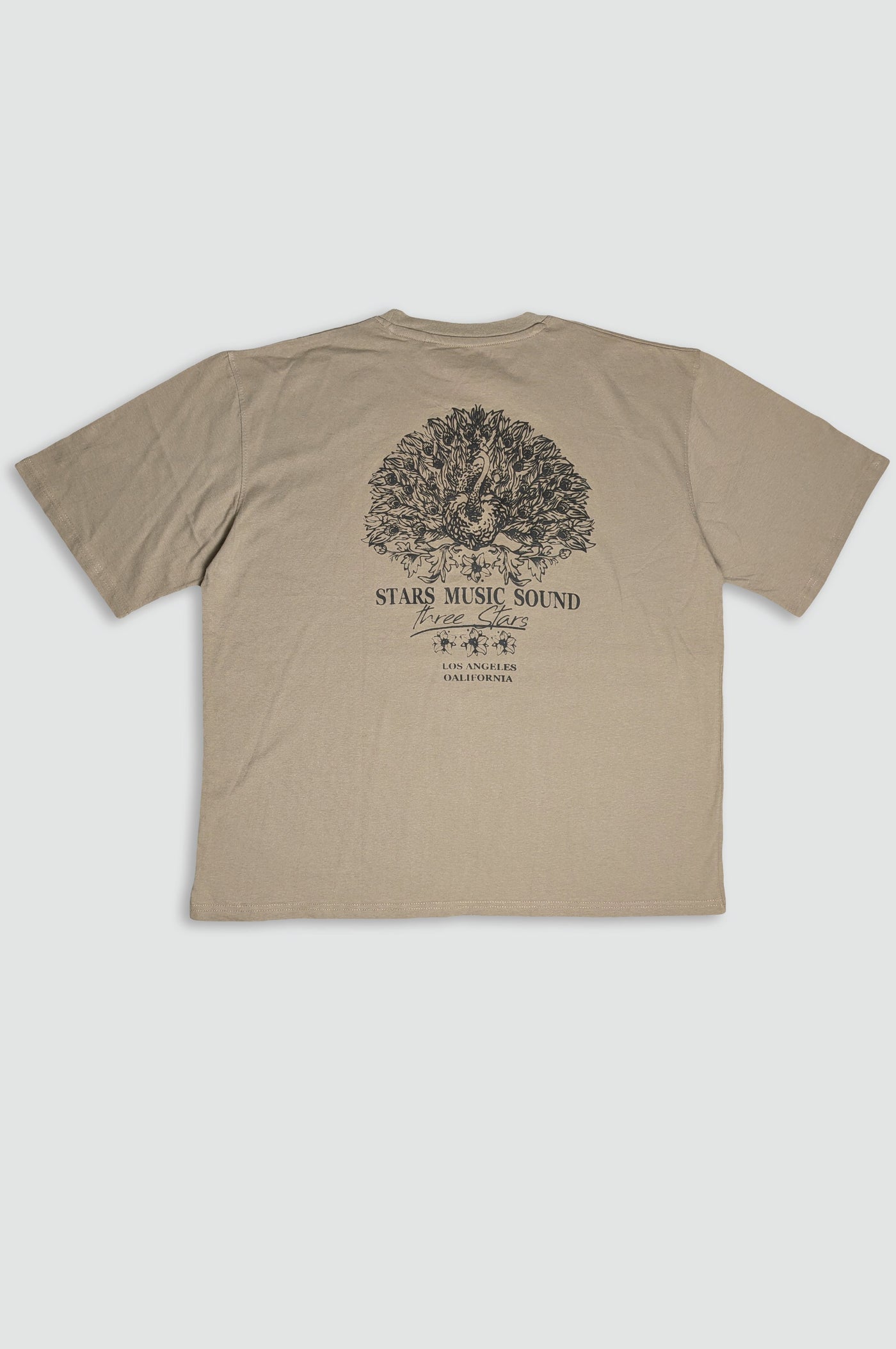 Sand Pull&Bear ‘STARS MUSIC SOUND’ Tee – Effortless Style & Comfort